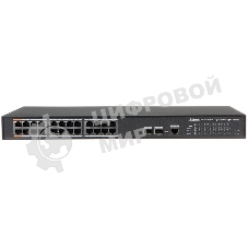 DH-PFS4226-24GT-240 24-портовый управляемый POE коммутатор