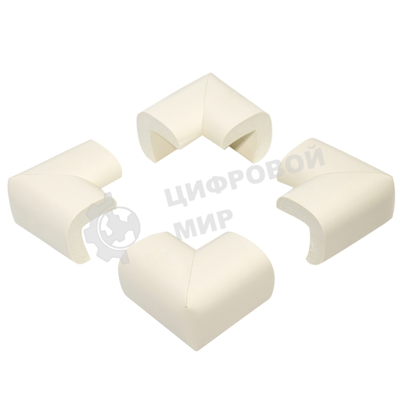 Мягкие накладки-протекторы для мебели (34x11x50 мм) 4 шт.