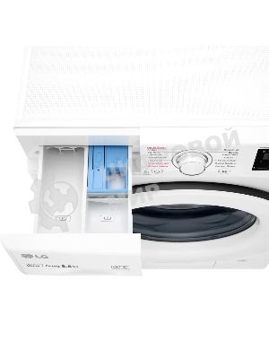 Стиральная машина LG F2V3GS3W белый, загрузка фронтальная 8,5 кг, 1200 об/мин., класс: А