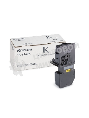 Картридж лазерный Kyocera TK-5240K (1T02R70NL0) черный для P5026cdn/P5026cdw, M5526cdn/M5526cdw 4000 стр.