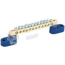 Шина нулевая ШНИ-6х9-12 У2-С на 2-х. угл. изол. IEK YNN10-69-12C2-K07