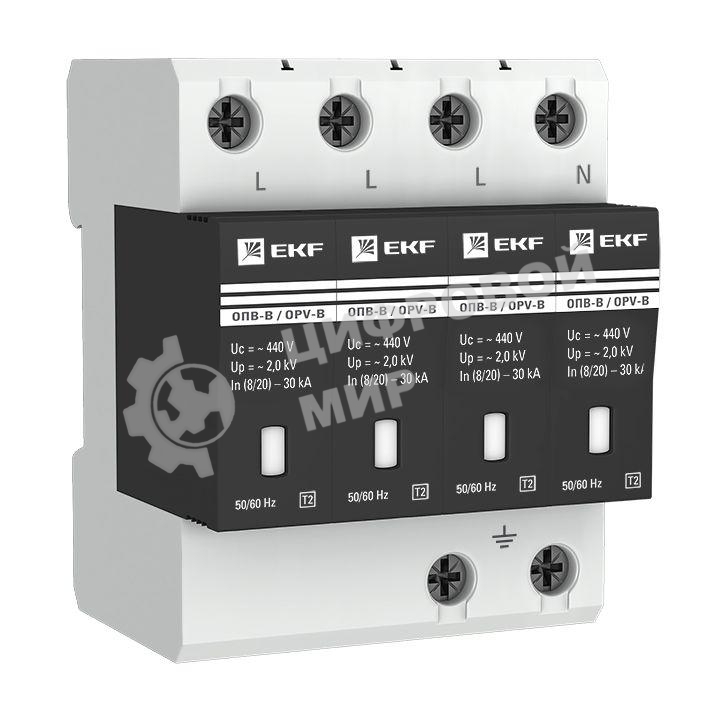 Ограничитель импульсных напряжений ОПВ-В4 EKF opv-b4