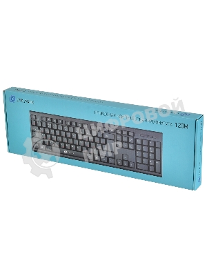 Клавиатура проводная Oklick 120M, USB, черный