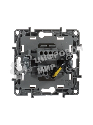 Выключатель с подсветкой, на винтах ETIKA 10АХ слоновая кость