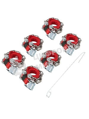 Цепи (браслеты) противоскольжения Rexant для легковых авто (колеса 165-205 мм), к-т 6 шт.