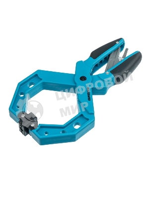 Струбцина Gross 20805 клещеобразная пластиковый корпус храповый механизм жесткой фиксации 4''/100м