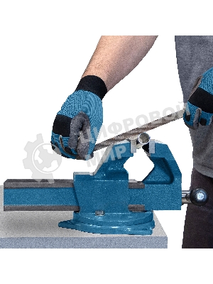 Тиски слесарные, 125 мм, поворотные (Глазов) Россия