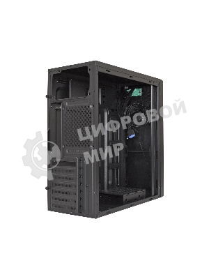 Компьютерный корпус Miditower ExeGate XP-333U Black, ATX, (XP600, Black,120мм), 1*USB/2*USB 3.0, Audio