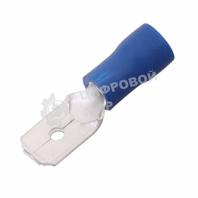 Клемма плоская Rexant изолированная (КПИ штекер - 6.3мм) 1.5-2.5мм (MDD2-250, VM2-250) (100 шт. в уп.)