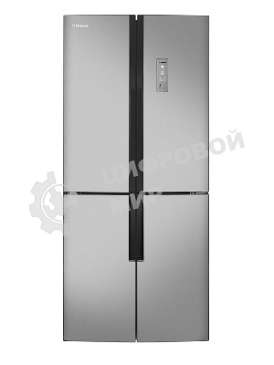 Холодильник Hansa FY418.3DFXC нержавеющая сталь трехкамерный 274/144л морозилка снизу