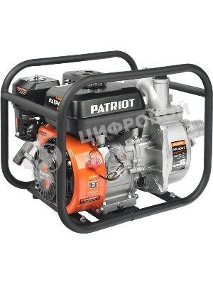Мотопомпа Patriot MP 2036 S 335101420 Двиг. 4-т, АИ-92, 163сс, 5.5 л.с., самовсас., макс.производит. 36 м/ч (600 л/м), макс.глуб.всас. 8 м., макс.нап.30 м., диам.патруб.2