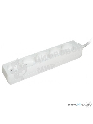 Удлинитель IEK WYP10-06-05-05-N У5 5 мест 2Р/5 метров 2х0.75 мм2 10А/250 IEK