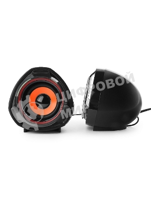 Акустическая система 2.0 Gembird SPK-105, черный, 5 Вт, регулятор громкости, USB-питание