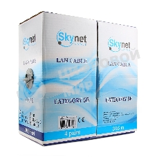 Кабель SkyNet Standart FTP indoor 4x2x0,48, медный, FLUKE TEST, кат.5e, однож., 305 м, box, серый