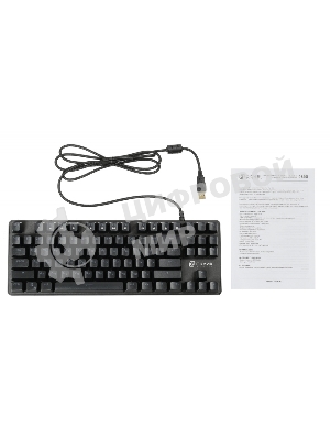 Клавиатура Oklick 969G Shotgun проводная, USB Type-A, чёрный