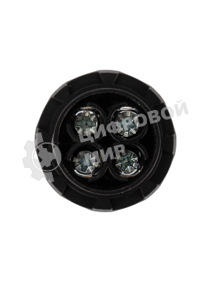 Кнопка Rexant EB22 возвратная красная NO+NC 230 В