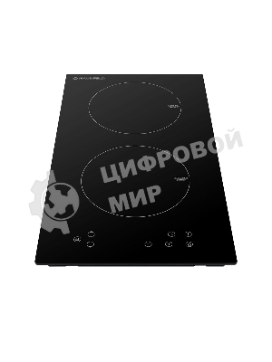 Индукционная варочная панель Maunfeld EVI.292-BK, конфорок: 2 шт., стеклокерамика, независимая, черный