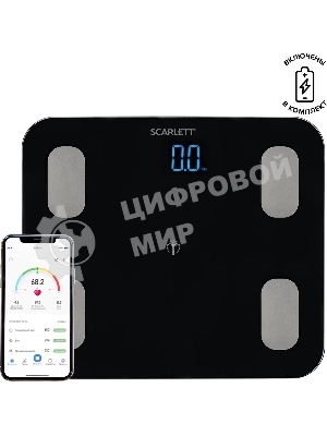 Весы Scarlett SC-BS33ED46 (черный)