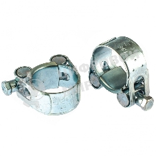 Хомуты металлические Сибртех, силовые 29-31 мм, ширина 20 мм, шарнирные, W1, 2 шт.