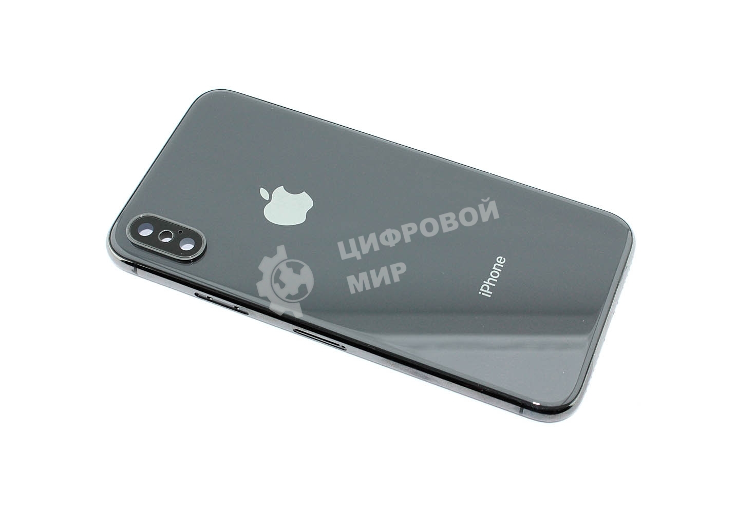 Задняя крышка (корпус) в сборе с рамкой для Apple iPhone X черный