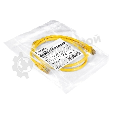Патч-корд ExeGate UTP-RJ45-RJ45-C6-1M-YL, UTP, cat.6, 1м, желтый
