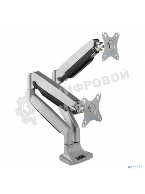 Кронштейн Kromax OFFICE-22 серебристый, 4 шт/уп. Кр. алюм. настол. для мон. 17