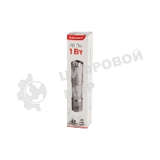 Фонарь ручной Rexant рабочий сфокусированный свет, алюминиевый корпус 1 х АА