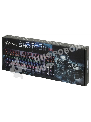 Клавиатура Oklick 969G Shotgun проводная, USB Type-A, чёрный