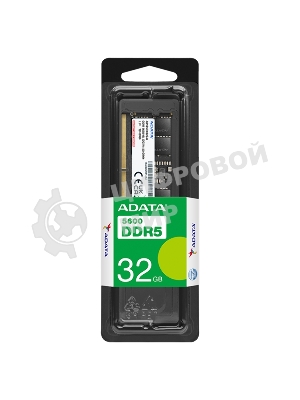 Оперативная память ADATA, DDR5, 32GB (1x32 GB), 5600 MHz, CL46, DIMM