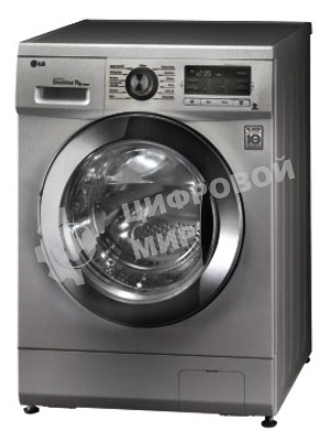 Стиральная машина LG F1296TD4 серебристый, загрузка фронтальная 8 кг, 1200 об/мин, класс: А