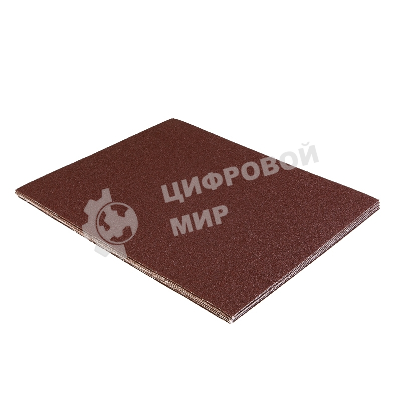 Шкурки шлифовальные Kranz в листах на тканевой основе, водостойкие 230х280мм, Р60 (10 шт/уп)