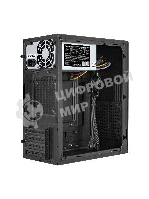 Компьютерный корпус Minitower ExeGate BAA-308MU2-AA500 (mATX, БП AA500 с вент. 8см, 1хUSB+2хUSB 3.0, HD Audio, черный)