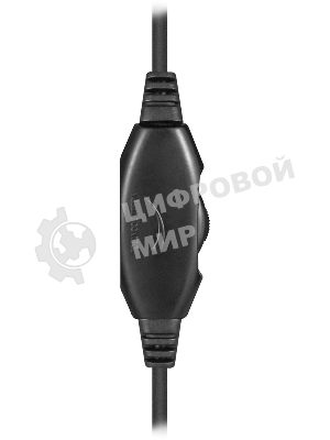 Наушники проводные Defender Aura 101 черный, накладные, 2 x Jack 3.5 мм