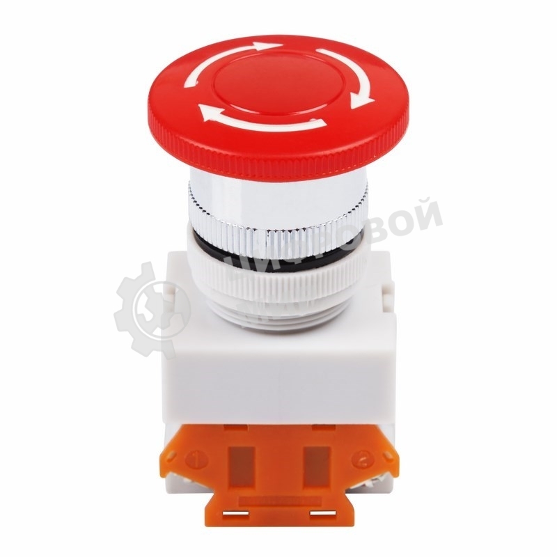 Выключатель кнопочный Rexant 10А Ø22 красная Аварийная остановка