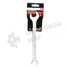 Ключ комбинированный Matrix 19 мм, CrV, матовый хром