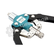 Заклепочник двуручный Gross 40409 усиленный 520 мм, удлин. рукоятки, для заклепок 3,2-4,0-4,8-6,0-6,4