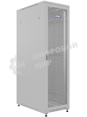 Шкаф серверный NTSS Премиум (NTSS-R42U80100PD/PDD) напольный 42U 800x1000мм пер.дв.перфор. задн.дв.перфор.2-хст. 900кг серый IP20 сталь