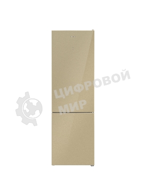 Холодильник Maunfeld MFF200NFBG бежевый двухкамерный 271/106л морозилка снизу, No Frost