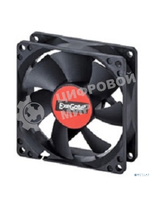 Вентилятор для корпуса ExeGate ExtraPower EP12025H3P черный, 120 мм, 1800 об/мин, 28 дБ, 3 pin