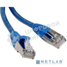 Патч-корд Hyperline PC-LPM-STP-RJ45-RJ45-C5e-1.5M-LSZH-BL Патч-корд F/­UTP, экранированный, Cat.5е, LSZH, 1.5 м, синий