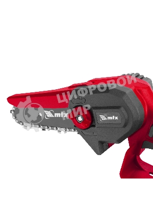 Цепная мини-пила аккумуляторная MTX MCS-100, шина 100 мм, Li-Ion, 20 В