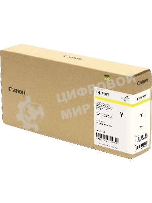 Картридж струйный Canon PFI-710 Y 2357C001 желтый (700 мл) для Canon TX-2000/TX-3000/TX-4000