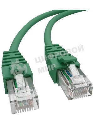 Патч-корд NTSS NTSS-PC-UTP-RJ45-5e-0.15-LSZH-GN NTSS-PC-UTP-RJ45-5E-0.15-LSZH UTP RJ-45 вил.-вилка RJ-45 cat.5e 0.15м зеленый LSZH (уп.:1шт)