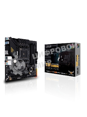 Материнская плата ASUS TUF GAMING B550M-PLUS, AM4, AMD B550, 4xDDR4, 4xSATA, 2xM.2, 1xPCIe 4.0 x16, 1xPCIe 3.0 x16, 1xPCIe x1, 1xHDMI, 1xDP, 1x 2.5Gb LAN, 4xUSB-A 3.2 Gen 1, 1xUSB-A 3.2 Gen 2, 2xUSB-A 2.0, 1xUSB-C 3.2 Gen 2, 5x3.5 мм, 7.1, mATX