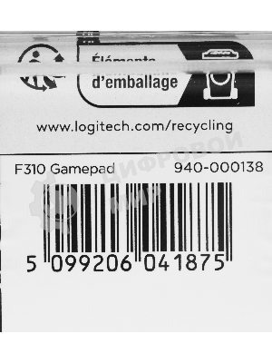 Геймпад LOGITECH F310 Wired GamePad Black USB