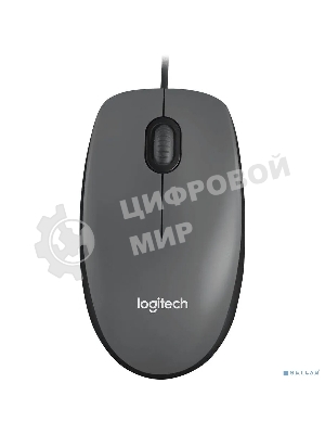 Мышь проводная Logitech M90 черный/серый, 1000 dpi, USB, кнопки - 3