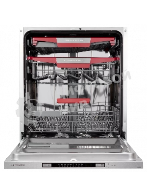 Встраиваемая посудомоечная машина Kuppersberg GLM 6080 Полноразмерная, 60 см, 14 комплектов, 7 программ, внутреннее освещение, автоматическое открывание дверцы, 3 корзины, луч на полу, уровень шума 49 дБ, А+++