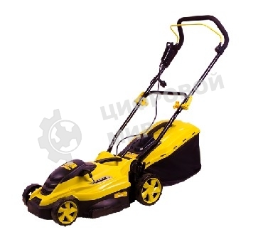 Газонокосилка Champion EM3616 эл. Мощность 1600 Вт, Ширина среза 360 мм, Высота среза 20-70 мм, Объем травосборника 45 л, Вес 11,5 кг, Легкая, Удобная, Производительная, Наличие разборной металлической рукоятки, Ручка регулировки высоты среза на корпусе.