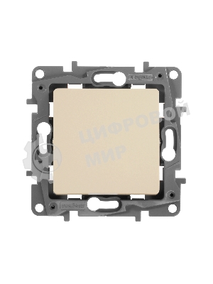 Переключатель 10А на винтах, сл. кость ETIKA 