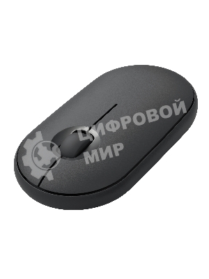 Мышь беспроводная Logitech Pebble M350 графитовый, 1000 dpi, радиоканал, Bluetooth, USB, кнопки - 3